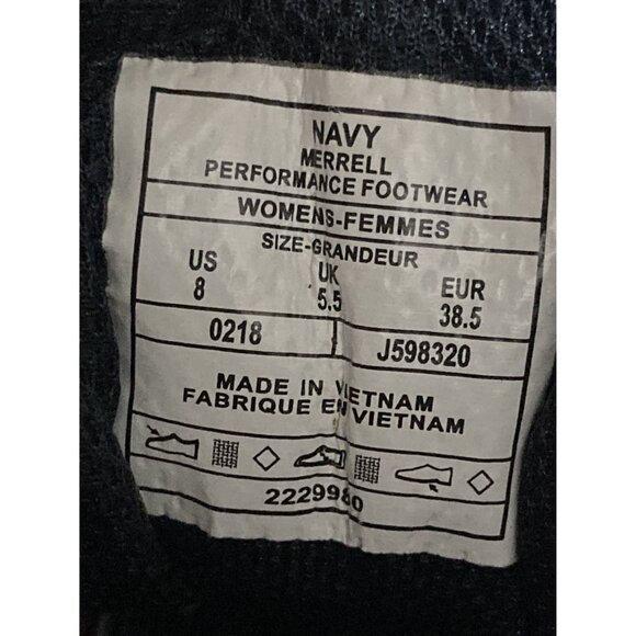 Merrell Women's Athletic Shoes - Blue and Red - Picture 8 of 8